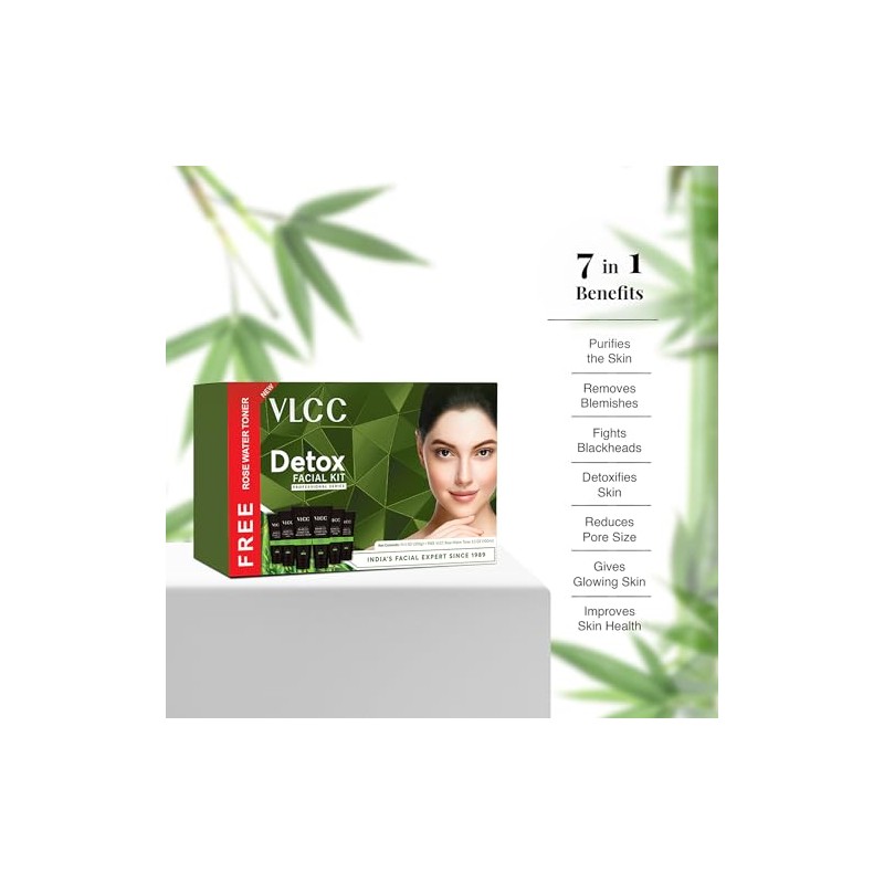 Vlcc Kit Facial Incluye Productos Cuidado Piel Carbón Bambú Activado