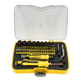 STEELMIGHT Ratchet Screwdriver Bit Socket Set, 70 Pcs, Ratchet Screw Set, Storage Case Included, Multifunctional Maintenance Tool Kit, Home Repairs, Cars, Motorcycles, Automotive Maintenance
