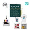 PYD Life Sublimation Blank Paper A4 Size,100 Sheets,Heat Transfer Paper