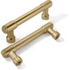khtumeware 30 Pack 3 Inch(76mm) Champagne Bronze Kitchen Cabinet Handles