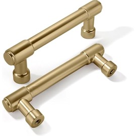 khtumeware 30 Pack 3 Inch(76mm) Champagne Bronze Kitchen Cabinet Handles Warm Brass Cabinet Pulls Gold Kitchen Cabinet Hardware for Cupboard Drawer Pulls Dresser Handle…