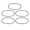 5Pcs Round Rubber Motor Belt Industrial Mechanical Equipment Transmission Parts