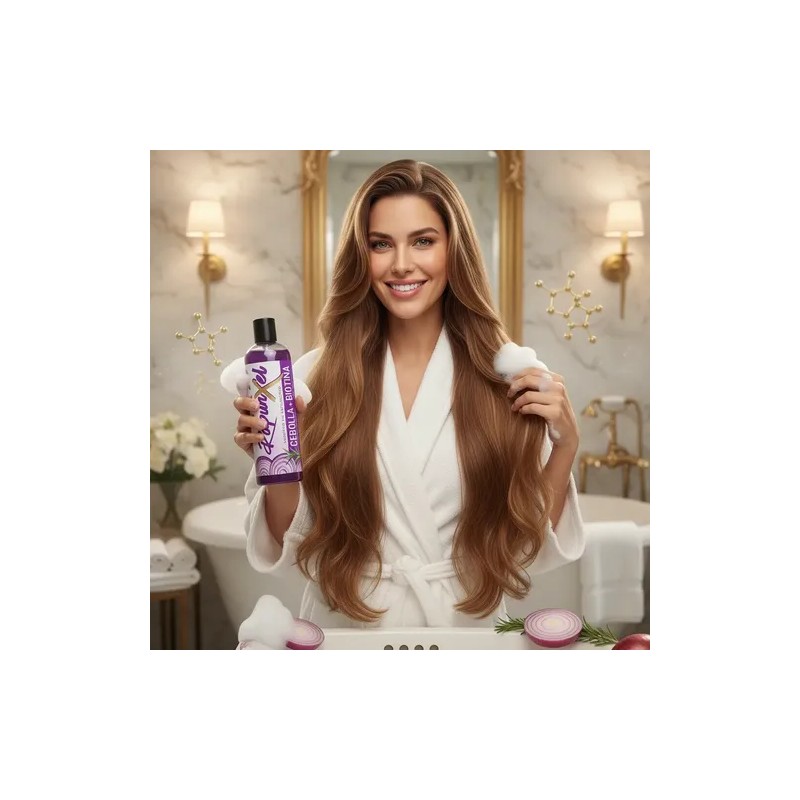 Shampo Rapunzel Crecimiento Anticaid Cebolla Biotina 500ml