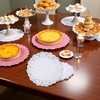 150 Pcs 6" White Lace Paper Doilies,Disposable Round Liners for