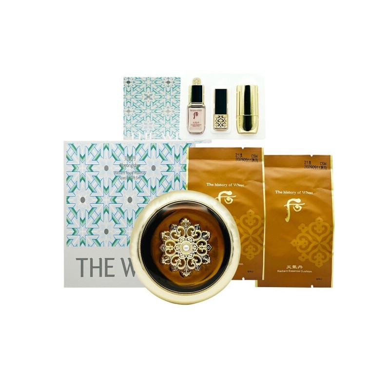 The Whoo Cheongidan Hwahyeon Essence Cushion No. 21 Special Set