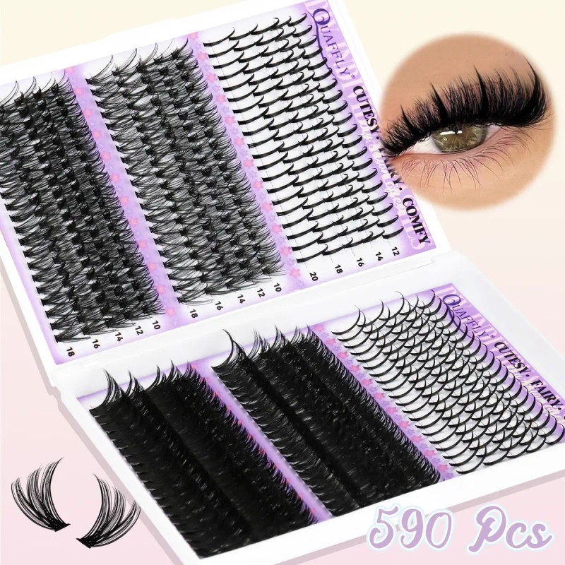 Kit De Extensiones De Pestañas Diy De 10 A 20