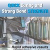 Maxi-Seal Black Polyurethane Windshield Adhesive with Fast Curing Non-sag Formula