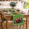 American Football Court Table Runner, Rugby Boy Fall Football Birthday