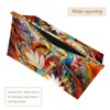 2 Pack Tissue Box Cover Holder, Graceful Peacock Rectangle Leather