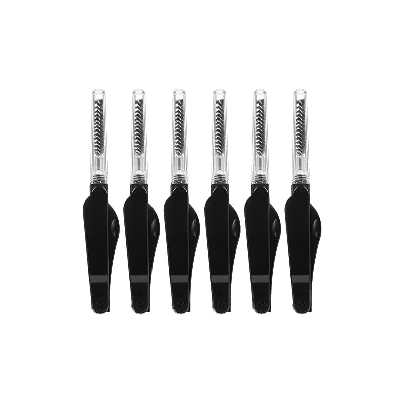 Cepillo de pestañas plegable negro - Set 6 piezas Ciieeo