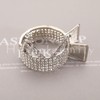 Herbeluemily Hair Claw Clip Rhinestone Bijou Ponytail Clip Ponytail Holder