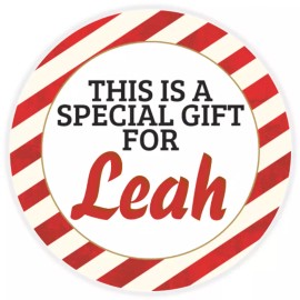 Kiwi Gifts This is a Special Gift for Leah - 25 Pack Circle Stickers 3 Inch - Christmas