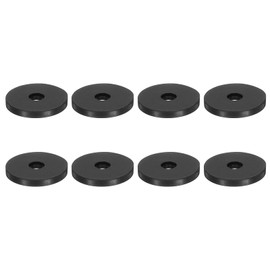 sourcing map 40Pcs 1-5/8" OD x 3/8" ID x 1/4" Thick Round Rubber Washers Flat Rubber Spacer Bushing for Home Appliances Cars Boat Accessories