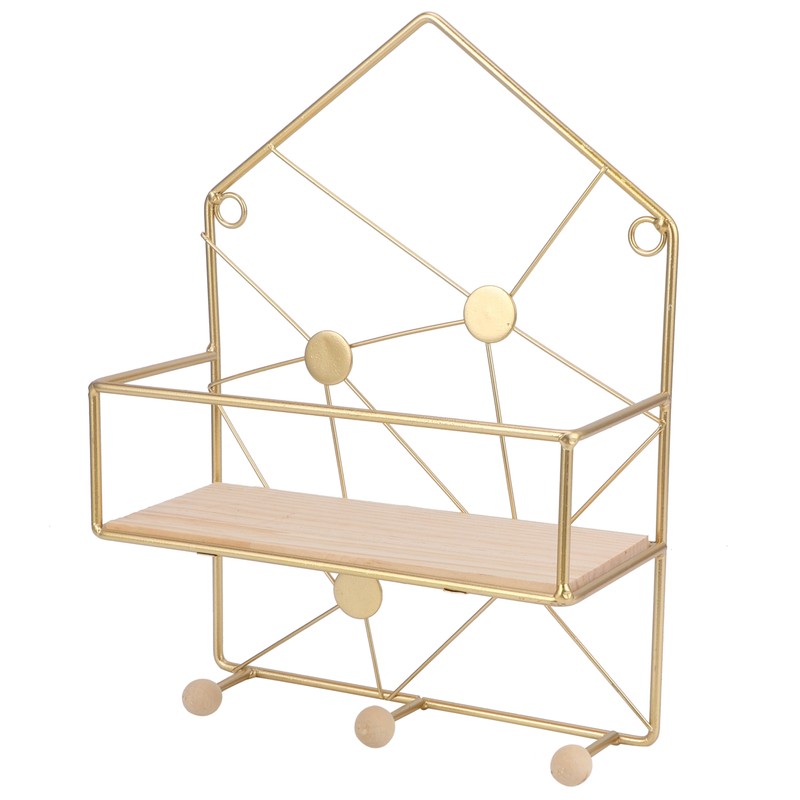 PunchFree Wall Storage Rack Wall Hanging Floating Shelf Bedroom Living