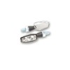 Highsider LED Blinker BLAZE, chrom, Klarglas, Paar, EG