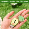 2PCS Mini Avocado-Shaped Fruit Peelers - Compact Retractable Stainless Steel