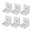 sourcing map Inside Corner Bracket for 3030 Series Aluminum Extrusion