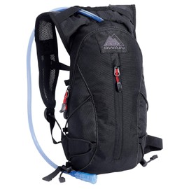 Cox Swain Hydro Hydration Backpack with Hydration Bladder in Black with Reflectors Colour: Black