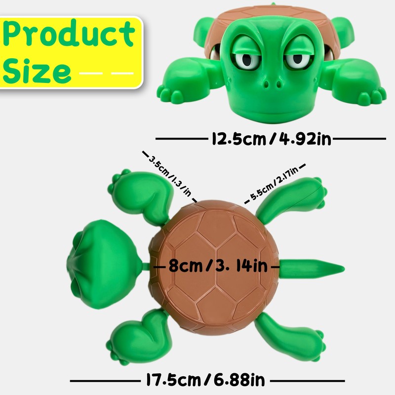 DONGTATA Turtle Cup Holder, Turtle Coaster, Turtle Mats with Funny