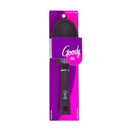 Goody Detangle It Oval Hair Brush, Black, Custom Style Detangler with Flexible Bristles, Use as a Detangling or Styling Brush to Tackle Tangles & Knots, For Fine Hair