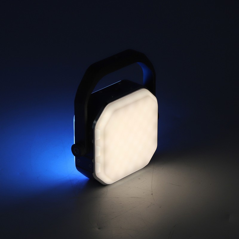 Retro Rechargeable LED Camping Lantern Octagonal Outdoor Camping Lamp Hanging
