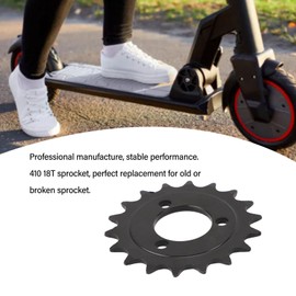 Bike Sprocket, 410 18T 29mm Bike Inner Diameter Chain Wheel Sprocket, Rear Chain Sprocket for Electric Scooters Motorcycles Gas Cycle
