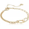 French Connection Paperclip Chain Bracelet (Gold) NWT