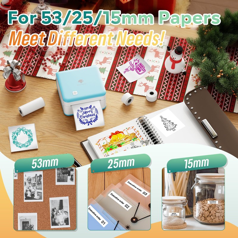 Phomemo Sticker Printer- Print Pods Mini Printer Thermal Sticker Maker