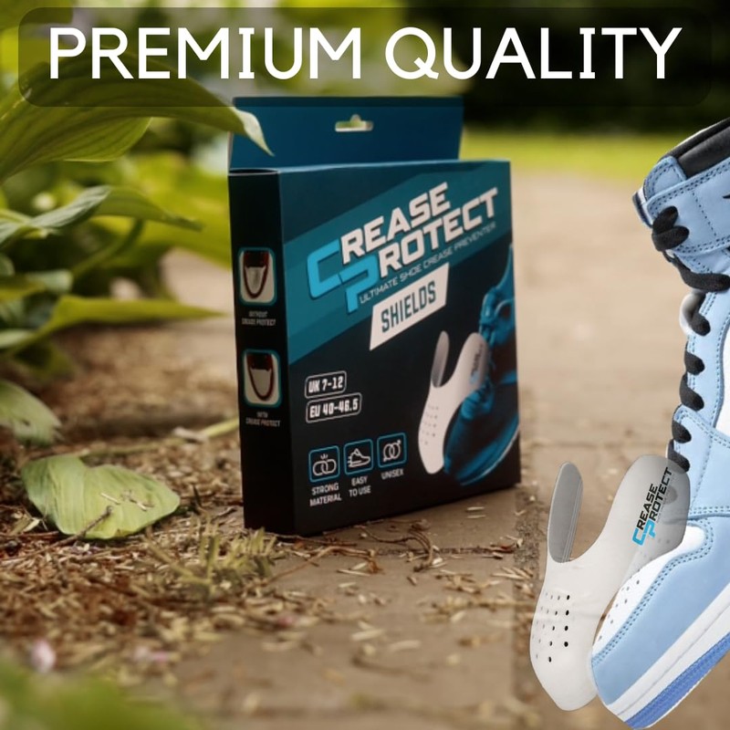 Crease Protect Shields - The Ultimate Shoe Crease Protector and