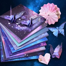 WXVOVXW Origami 【150 Sheets】Origami Paper Case Star Origami Children Handmade Confetti Origami Gradient Double-Sided Colorful Printed Origami Thousand Cranes Origami (Flower Sea)