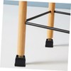 ORFOFE 4pcs Rubber Furniture Pads Skidding Caster Cups Floor Protectors