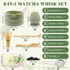 ZYNERY 8 Pcs Matcha Whisk Set, Matcha Kit for Ceremony