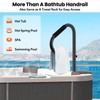GarveeLife Hot Tub Handrail with LED Light, 360° Rotatable Spa