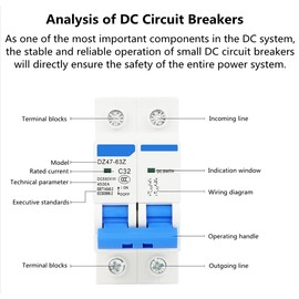 1pc Residual Current Circuit Breaker DZ47-63 2pole 220 / 380V 32A RCCB Miniature Residual Leakage Circuit Breaker With Overload Short Circuit Din Rail Mounting
