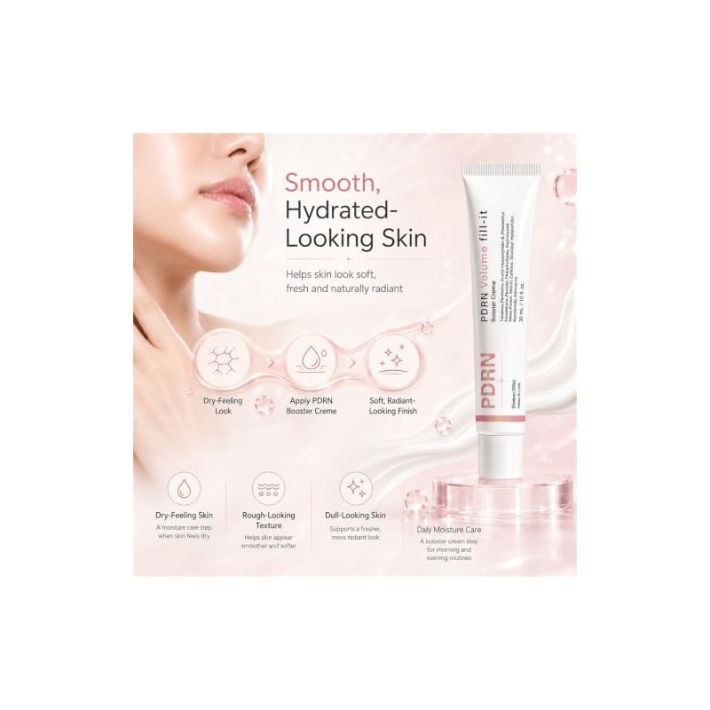 PDRN Volume Fill-It Booster Cream, Volume Plumping for Forehead, Neck,