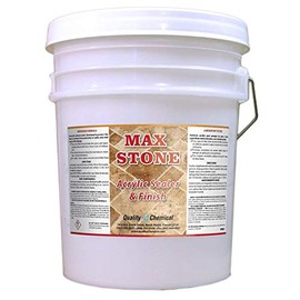 Max Stone Sealer & Finish - an Acrylic Polymer Floor Finish Designed Especially for use on Stone, terrazzo or Marble Floors.-5 Gallon Pail