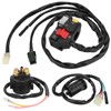 M MATI Handlebar Key Starter Relay Switch Kit for Honda
