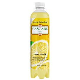 Cascade Ice Sparkling Water, Lemonade, 17.2 Ounce (Pack of 12)