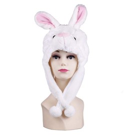 Xiang Ru Animal Hat, Rabbit, Christmas Cosplay, Year of the Ox, Tiger, Tiger Panda, Plush Toy, Children, Women's, Men's, Animals, Headpiece, Gift, Windproof, Cold Protection, Soft, Fluffy, Cute Rabbit