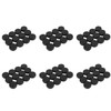 72Pcs 1Oz Black Aluminum Tin Jars Round Screw Lid Containers