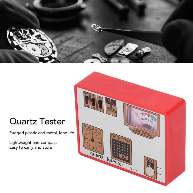 Quartz Tester Watch Battery Tester Demagnetizer Timegrapher Demagnetization Measure Machine