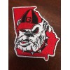 UGA Georgia Bulldogs Vintage Embroidered Iron On Patch 3" x