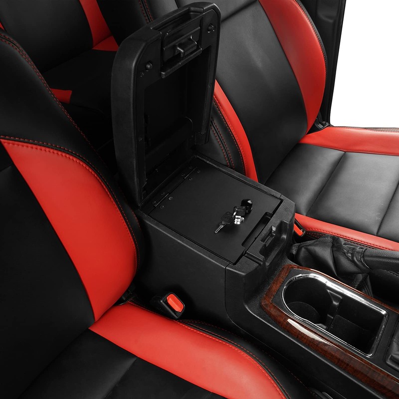 Hooke Road Tacoma Console Storage Safe Lockbox Compatible with Toyota