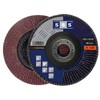 10 Stück SBS Fächerscheiben ø 125 mm Korn 120 Braun