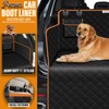 Xtremeauto Waterproof Car Boot Liner with Orange Trim - Universal