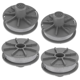FUSHUI Pack of 4 grass trimmer thread, 5307-20 grass trimmer spool, compatible with Gardena EasyCut ComfortCut PowerCut SmallCut grass trimmer