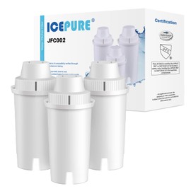 ICEPURE Replacement for Brita® Pitcher Water Filter, Brita® Pitchers and Dispensers, Classic OB03, Mavea® 107007, 35557, Everyday, UltraMax, Metro+, XL and More, 3PACK