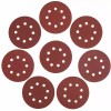 100Pcs 5'' 8-Hole Hook Loop Orbital Sander Paper 40-240 Grit