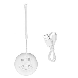 White Noise Machine, 3-Gang-Timing Zur Linderung von Angstzuständen, Tragbares Gerät mit 10 Natürlichen Wiegenlied-Musikgeräuschen für den Babyschlaf, Warmes Nachtlicht, Automatische Geräuscherkennung