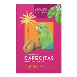 Cafe Quindio Coffee Cookies Cafecitas 7 Ounce Box (200g) - Approximately 44 Cookies